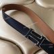 AAA Mens Leather Belt for Replica Hermes - Black and Silver buckle (7)_th.jpg